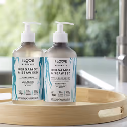I Love Naturals Bergamot & Seaweed Hand & Body Lotion - 500ml