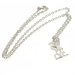 Liverpool FC Silver Plated Liverbird Pendant And Chain
