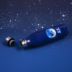 Fizz Creations 2080 drinking bottle Daily usage 500 ml Stainless steel Blue, Steel