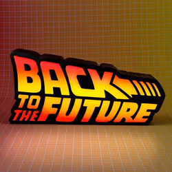 Fizz Creations Back to the Future Logo Light, Warm glow, Black, Yellow, Battery, AA, 285 mm, 8 mm