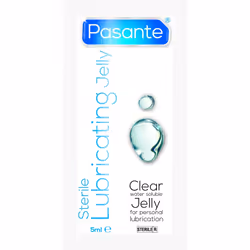 100 x Pasante Sterile Lubricating Jelly 5 ml Sachets | Water Soluble Lubricants