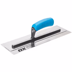 OX Pro Ultraflex Plasterers Finishing Trowel with Stainless Steel Blade (Various Sizes) - 280 x 110mm