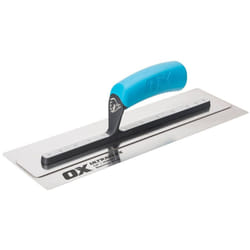 OX Pro Ultraflex Plasterers Finishing Trowel with Stainless Steel Blade (Various Sizes) - 355 x 110mm