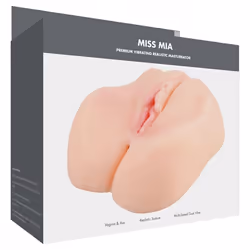 Miss Mia Premium Realistic Vibrating Flesh Adult Masturbator Stimulator Sex Toy