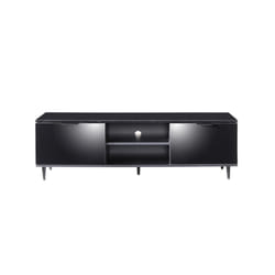Modern Black 140cm Matt Gloss TV Stand Cabinet Suitable for 40 - 65 Inch 4K LED Flat Screen TV's