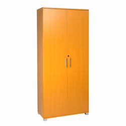 Tall 180cm Office Storage Cupboard Locking Bookcase Filing Cabinet - Beech