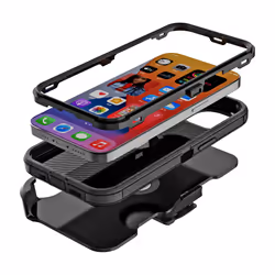 Techair TAPIC033 The iPhone 15 Case offers a perfect fit, easy access, and ultimate protection—complete with a 9H screen protector to keep scratches at bay. Tough, stylish, and built to last!