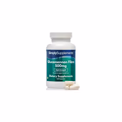 Glucomannan Capsules 500mg | Popular Appetite Suppressant Supplement for Weight Loss | Vegan & Vegetarian Friendly | 120 Caps ...