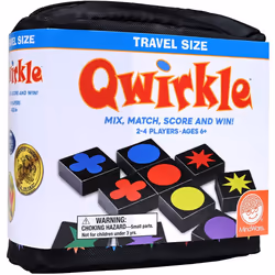 MindWare Qwirkle Travel Edition: Mix, Match, Score & Win!