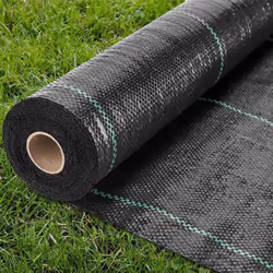 Heavy Duty Weed Control Membrane Garden Barrier Fabric for Landscaping Cover - 25 m