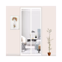Magnetic Fly Insect Screen Door Bug Mesh Curtain Anti Mosquito Net Seal Tape - White