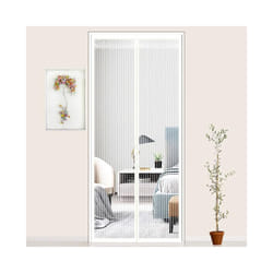 Magnetic Fly Insect Screen Door Bug Mesh Curtain Anti Mosquito Net Seal Tape - White
