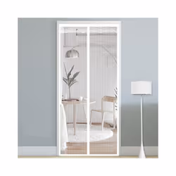 Magnetic Fly Insect Screen Door Bug Mesh Curtain Anti Mosquito Net Seal Tape - White