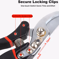 Strong Garden Secateurs Professional Tree Pruner SK-5 Titanium Pruning Scissors