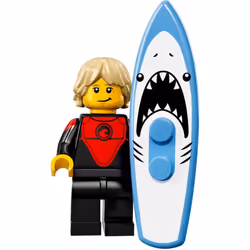 Lego Minifigures Series 17 - #1 Professional Surfer Minifigure - (Bagged) 71018