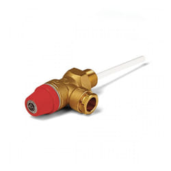 Caleffi Temperature & Pressure Relief Valve 1/2" 7 Bar 90Ãc 309470