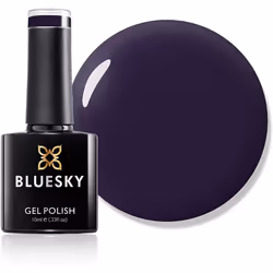 Bluesky Gel Nail Polish, Dark Dhalia 80559, Dark, Eggplant, Purple, Long Lasting, Chip Resistant, 10 ml (Requires Drying Unde ...