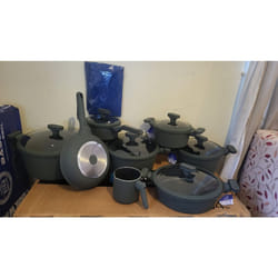 8Pcs Aluminium Cookware Set NON-STICK Saucepan Fry pan KITCHEN