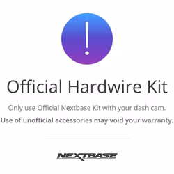 Nextbase Series 2 Dash Cam Hardwire Kit- for Nextbase Dashcams 122, 222, 322GW, 422GW, 522GW, 622GW In Car Hard Wiring Kit Dash Cam mini / micro USB