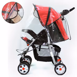 Buggy Rain Cover Universal Pushchair Stroller Pram Transparent
