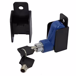 Disc Brake Lock Motorbike Bicycle Scooter Security Keys Blue