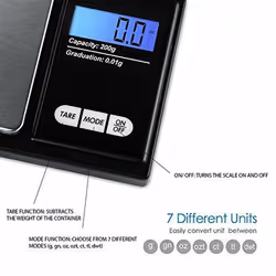 Digital Scales 0.01g 200g Grams Jewellery Gold Weighing Mini Pocket
