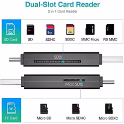 SD Card Reader Micro USB OTG USB-C USB 2.0 Adapter Android Phone