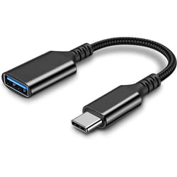 On The Go USB Host Adapter Cable USB Type C to USB A Female OTG Cable