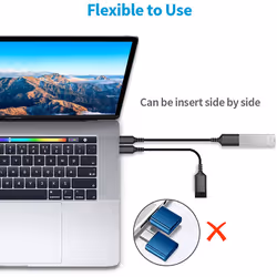 On The Go USB Host Adapter Cable USB Type C to USB A Female OTG Cable