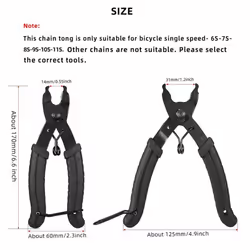 Bike Chain Link Pliers Quick Master Clamp Splitter Removal Hand Tool