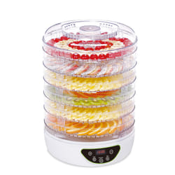 electriQ BPA Free Digital Food Dehydrator &amp; Dryer with 6 Collapsib
