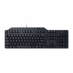 DELL KB522, Full-size (100%), Wired, USB, Membrane, QWERTY, Black