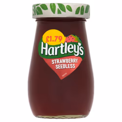 Hartley's Best Strawberry Seedless Jam 300g (Pack of 6)