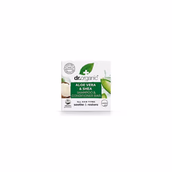 Aloe Vera & Shea Shampoo & Conditioner Bar, Soothing, All Hair Types, NEW, Plastic Free, Natural, Vegan, Cruelty-Free, Parabe ...