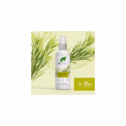 Tea Tree Foot Spray, Deodorising, Purifying, Quick Drying, Aluminium Free, with Natural Peppermint Oil, Vegan, Cruelty-Free, Paraben & SLS Free,