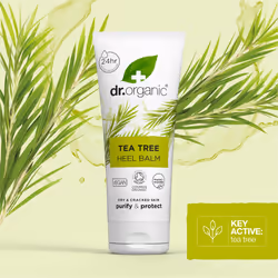 Tea Tree Heel Balm, Dry& Cracked Feet, Purifying, 24H Moisturisation, Natual Sunflower Seed Oil, Vegan, Cruelty-Free, Paraben & SLS Free, Certified