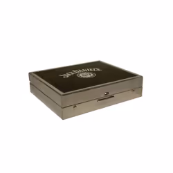 Jack Daniel's black travel contact lens case accessories with mirror