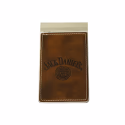 Jack Daniel's Western leather notepad