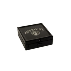 Jack Daniel's square black pill box
