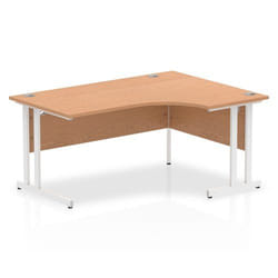 Dynamic Impulse Contract Right Hand Crescent Cantilever Desk W1600 x D
