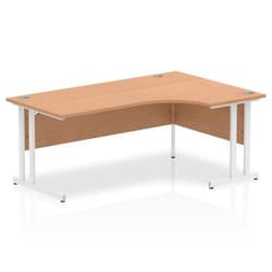 Dynamic Impulse Contract Right Hand Crescent Cantilever Desk W1800 x D