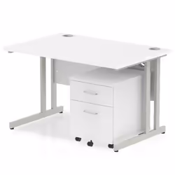 Dynamic Impulse Cantilever Straight Office Desk W1200 x D800 x H730mm