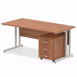 Dynamic Impulse Cantilever Straight Office Desk W1200 x D800 x H730mm