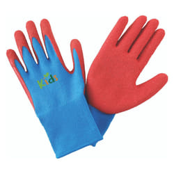 Kent & Stowe Kids Gardening Latex Gloves Pair Blue Red Ages 6-9