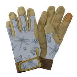 Kent & Stowe Comfort Gardening Gloves Blue Bugs - Ladies Medium