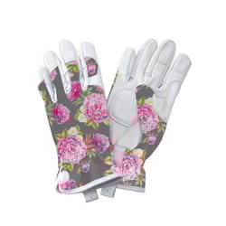 Kent & Stowe Leather Gardening Gloves Peony Ladies - Medium