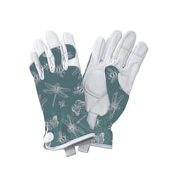 Kent & Stowe Leather Gardening Gloves Bugs Ladies - Medium