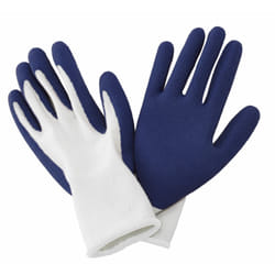 Kent & Stowe Natural Bamboo Gardening Gloves Blue - Mens Large Navy
