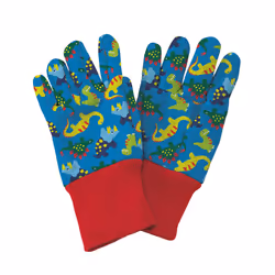 Kent & Stowe Kids Gardening Gloves Dinosaur Children Aged 3-5 - Blue