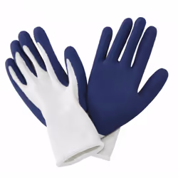 Kent & Stowe Natural Bamboo Gardening Gloves Blue - Mens Medium Navy